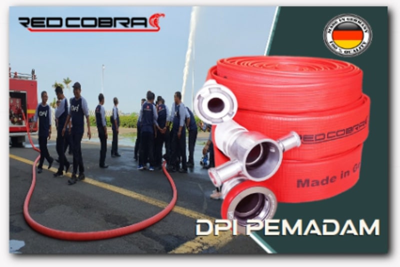 Fire Hose Rubber Red Cobra 2.5 Inch