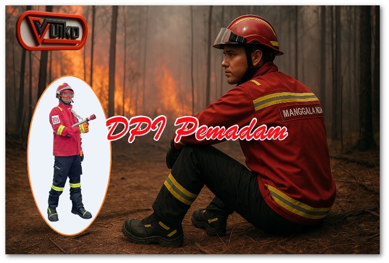 Baju Pemadam Tahan Panas Petugas Dalkarhutla