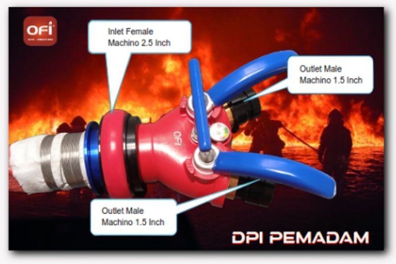 cara pakai wye connection pemadam