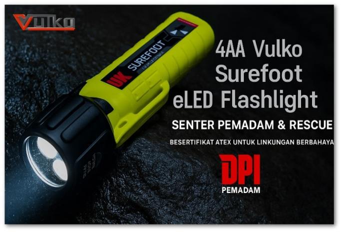 SUREFOOT VULKO Intrinsically Safe Safety Light | ATEX Dual Beam