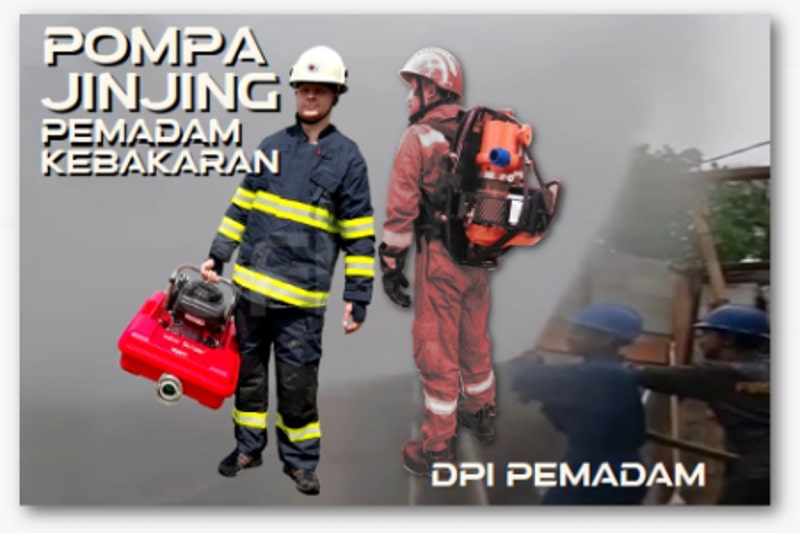 Pompa Jinjing Untuk Pemadam