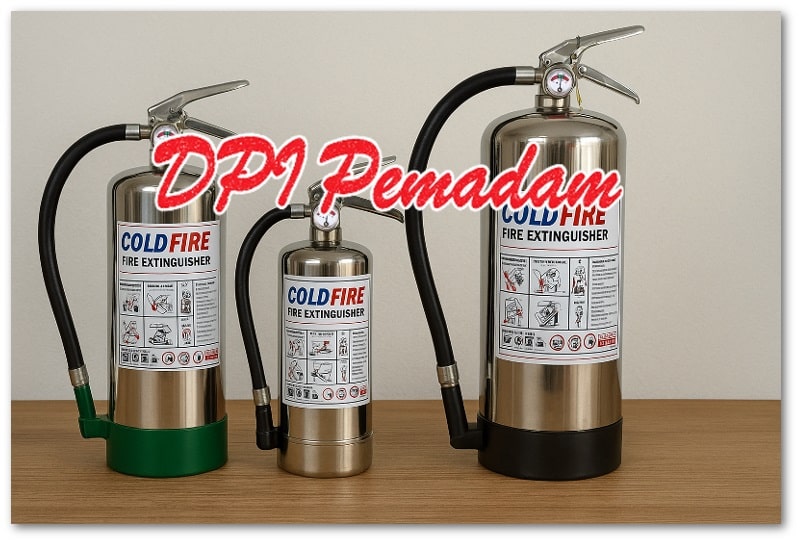 APAR Kendaraan Listrik – Stainless Steel Clean Agent