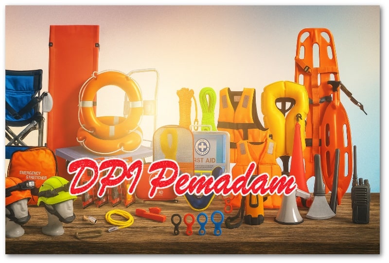 Peralatan penyelamatan lengkap untuk tim pemadam kebakaran dan SAR