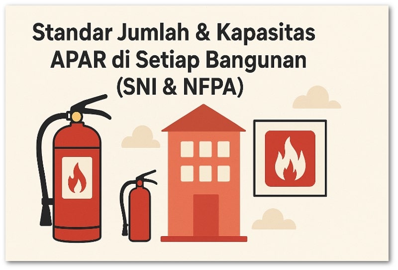 Standar Jumlah & Kapasitas APAR di Setiap Bangunan (SNI & NFPA)
