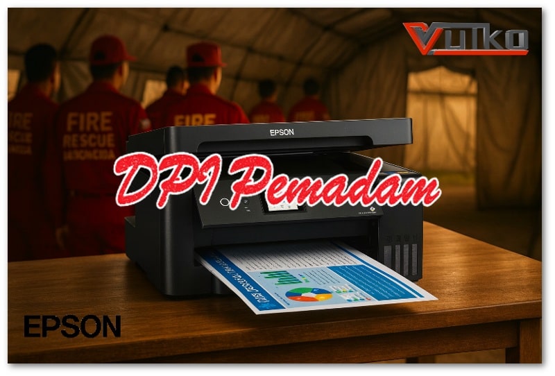 Penggunaan Pinter Multifungsi Epson L14150 dalam Operasi Fire Rescue