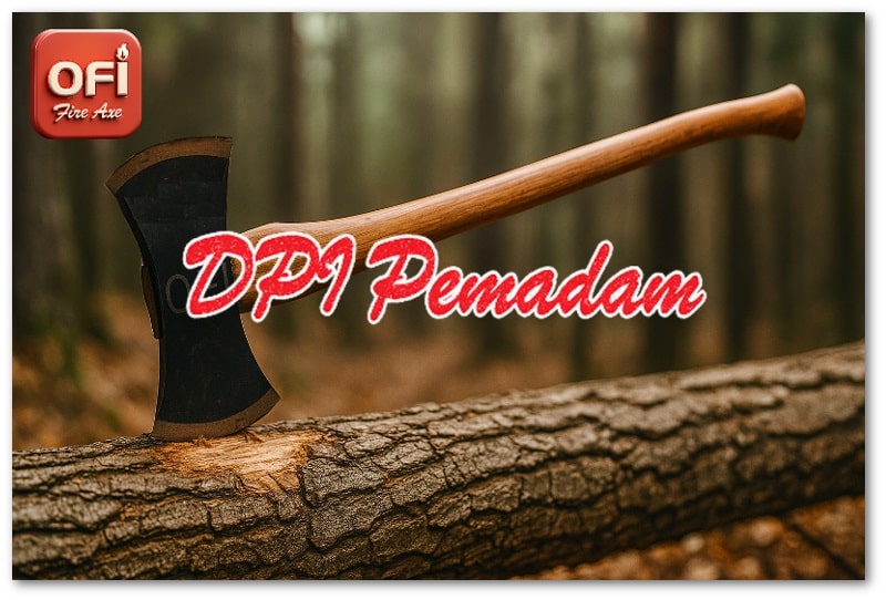 Kapak Dua Muka OFI-2502B - Double Bit Fire Axe
