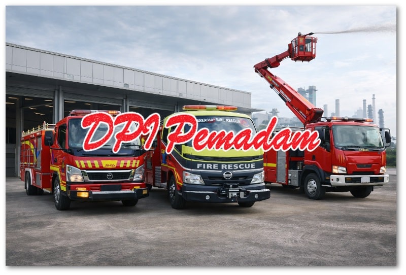 Fire vehicle berupa fire truck dan rescue truck profesional untuk pemadaman kebakaran dan operasi penyelamatan di sektor industri dan instansi.